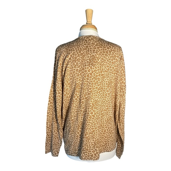 J. Jill NWT Animal Print/Leopard Print Pullover Sweater - Picture 2 of 5